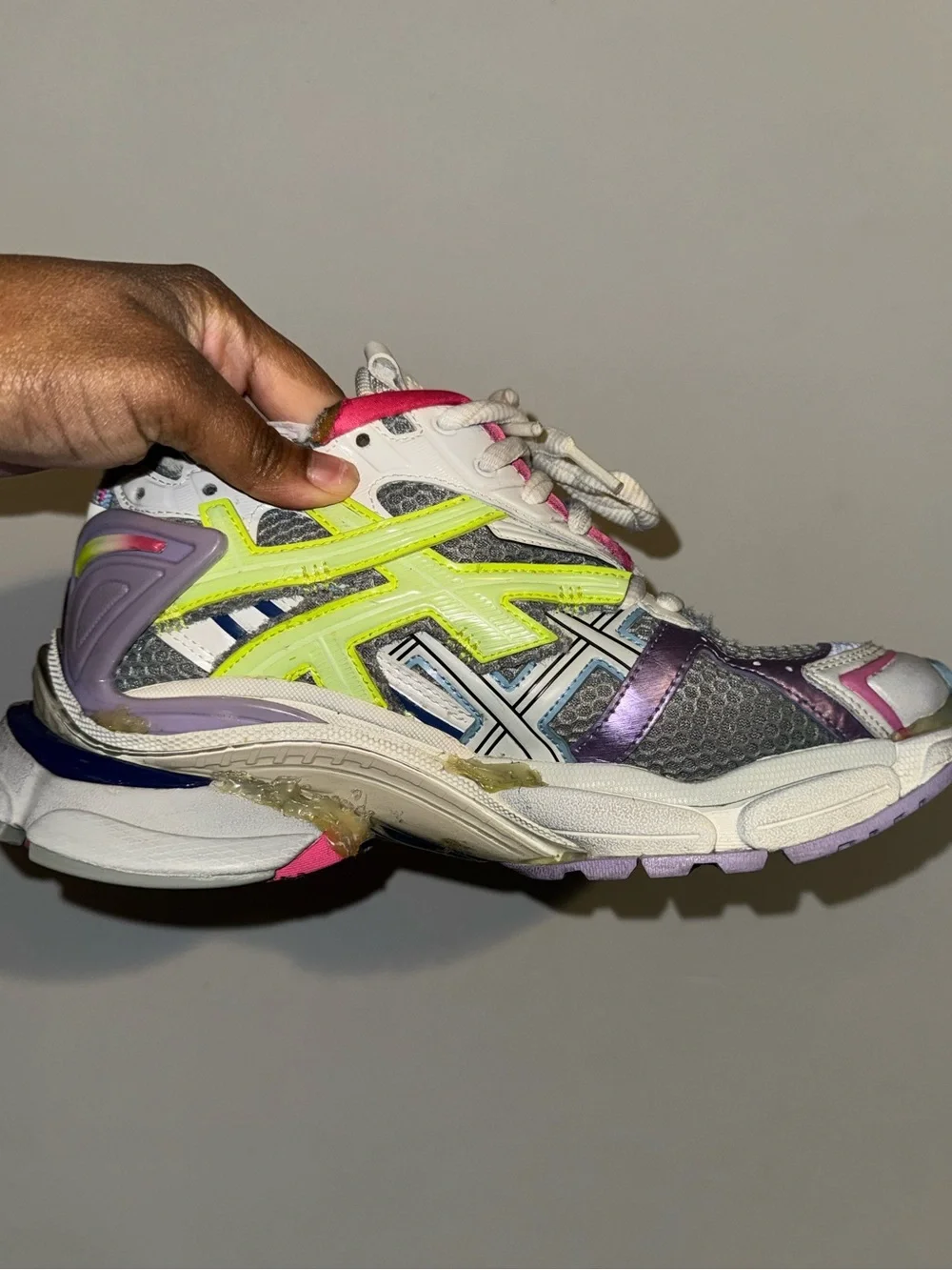 Balenciaga Mesh Panelled Sneakers